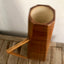 VINTAGE VASE, 50-TIES, WOOD