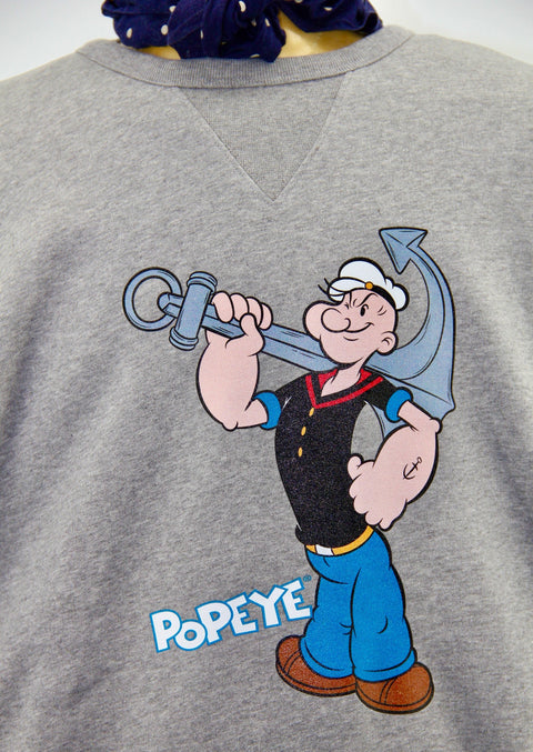 Sweatshirt with Popeye the Anchorman